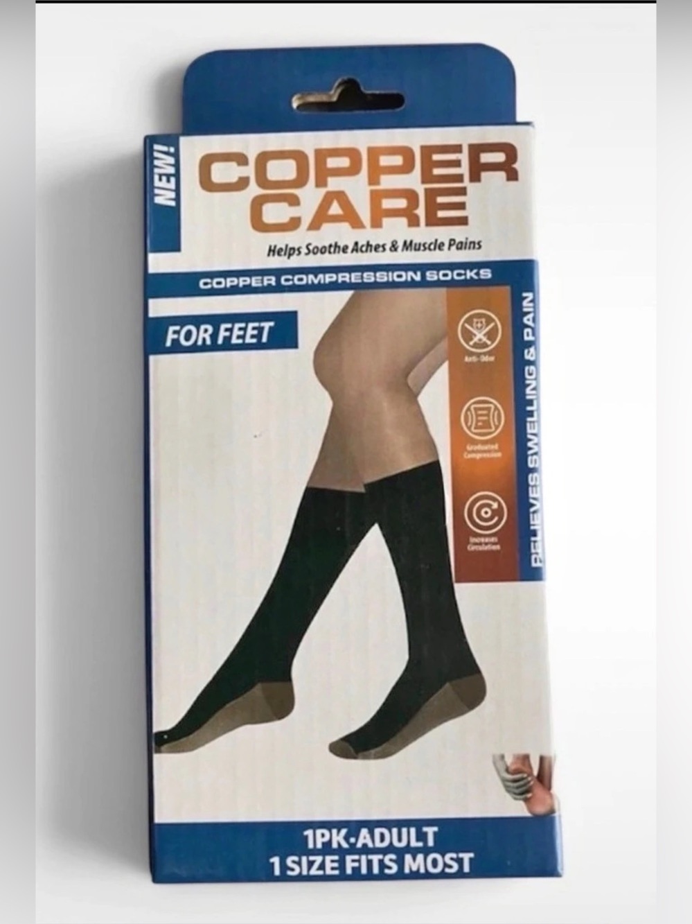 Copper Care Copper Compression Socks (Black)